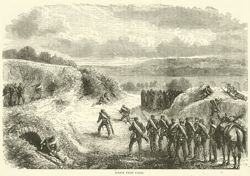 Ausfall aus Paris, Oktober 1870 von English School