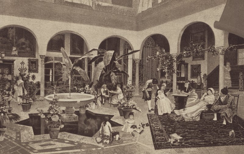 Spanisches Interieur von English School