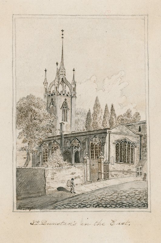 St. Dunstan im Osten, London von English School