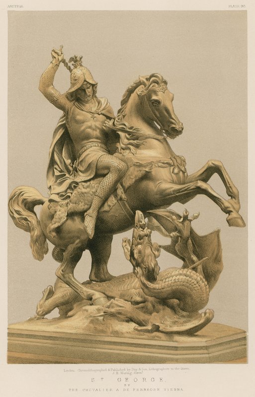St. Georg von Chevalier A de Fernkorn, Wien von English School