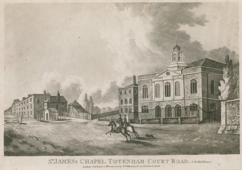St. James Kapelle, Tottenham Court Road, London von English School