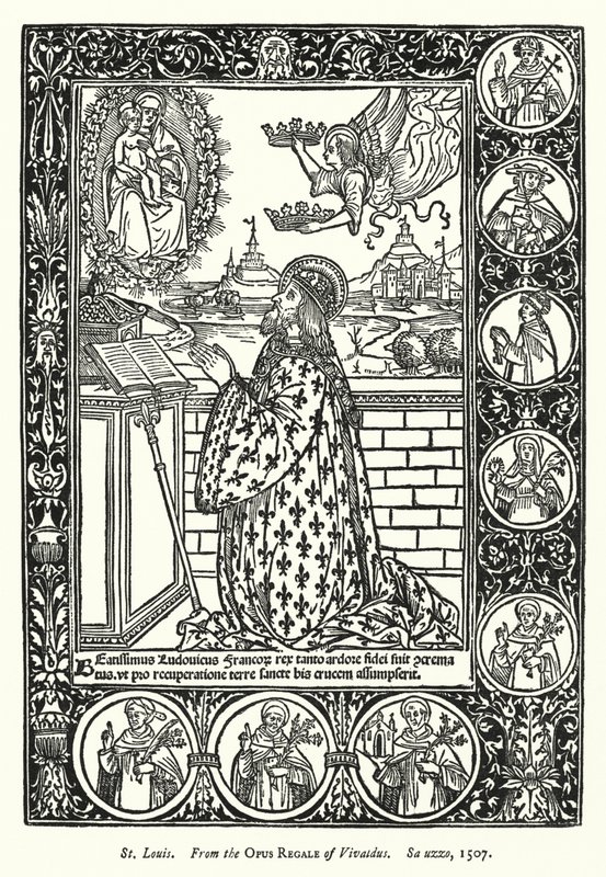 St. Louis, aus dem Opus Regale von Vivaldus, Sa uzzo von English School