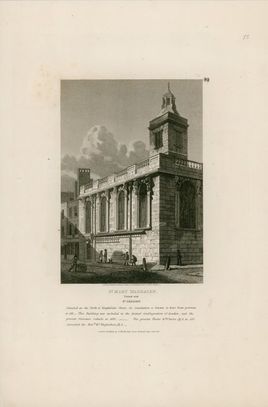 St. Mary Magdalen, vereint mit St. Gregory, Knightrider Street, London von English School