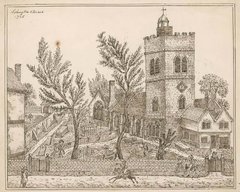 St. Marys (alte Kirche), Islington von English School