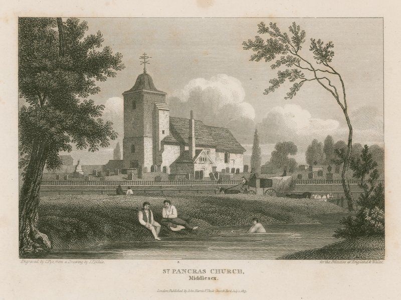 St. Pancras Kirche, London, Middlesex von English School