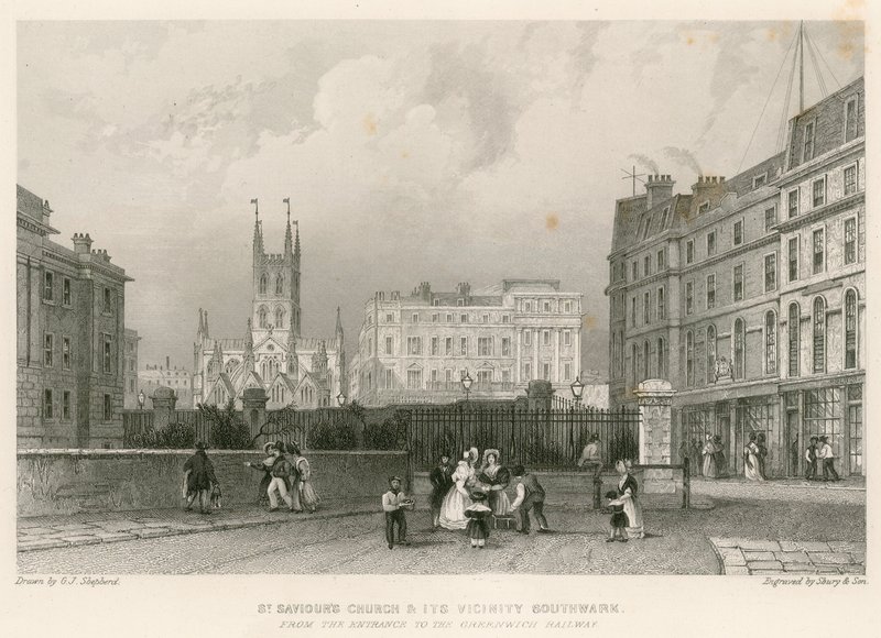 St. Saviours Kirche, Southwark von English School