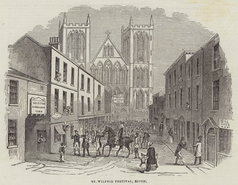 St. Wilfrid-Festival, Ripon (Stich) von English School