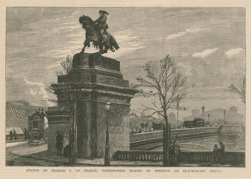 Statue von Franz I. von Frankreich von English School