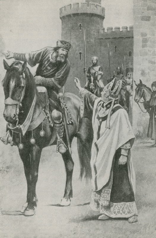 Stephen Langton warnt König John von English School