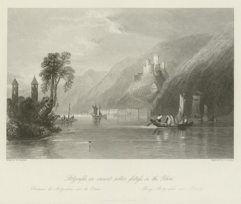 Stolzenfels, eine alte Räuberfestung am Rhein von English School