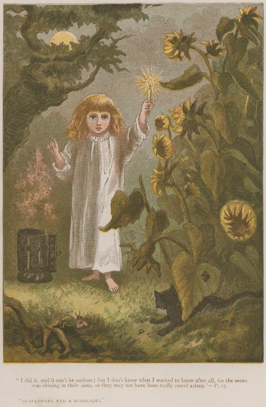 Sonnenblumen und ein Nachtlicht von English School