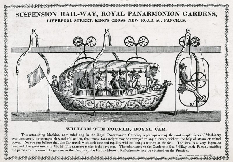 Hängebahn, Royal Panarmonion Gardens von English School