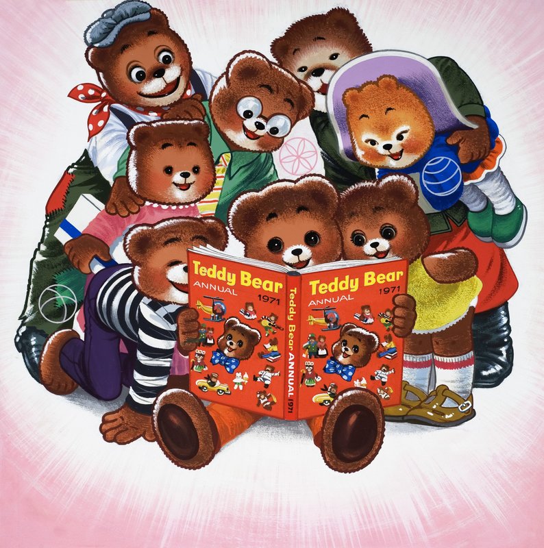 Teddybär (mit versteckten Objekten) von English School