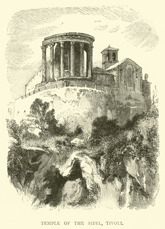 Tempel der Sibylle, Tivoli von English School