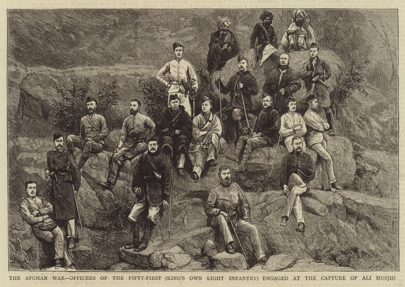 Der Afghanische Krieg, Offiziere des Einundfünfzigsten (King