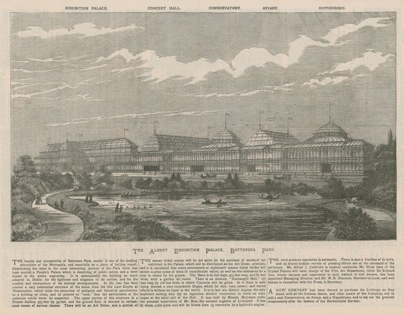 Die Albert-Ausstellung im Battersea Park von English School