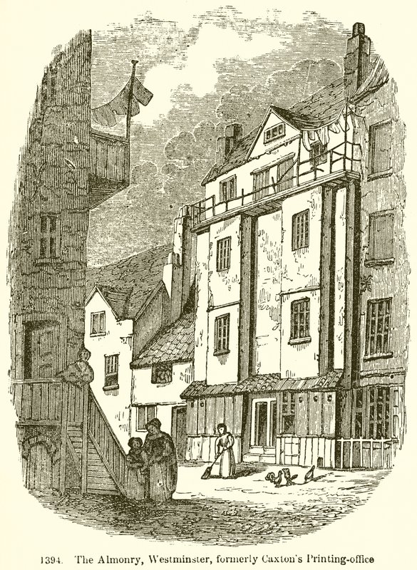 Das Almonry, Westminster, ehemals Caxtons Druckerei von English School