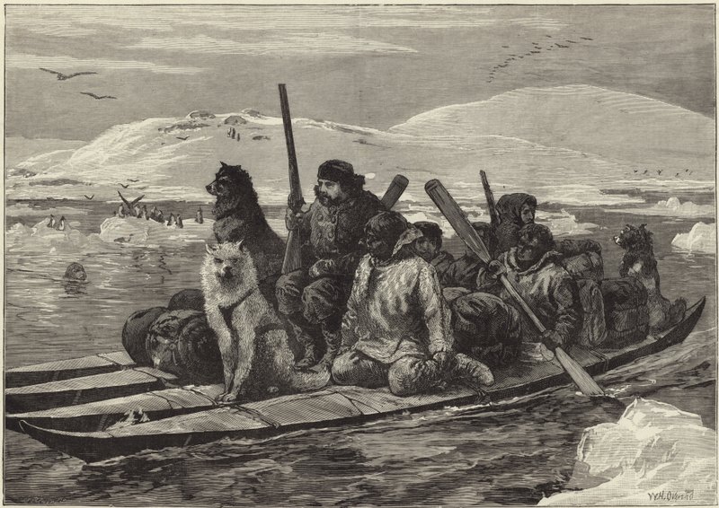Die amerikanische Franklin-Suchexpedition von English School