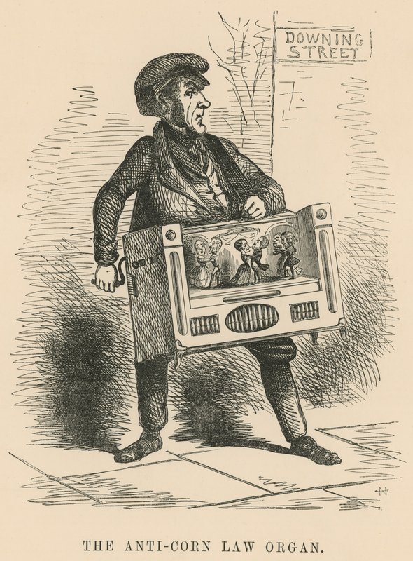 Die Anti-Corn Law Orgel von English School