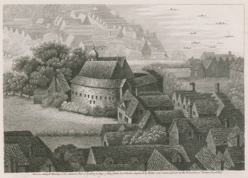 Der Bear Garden, Bankside, Southwark, London von English School