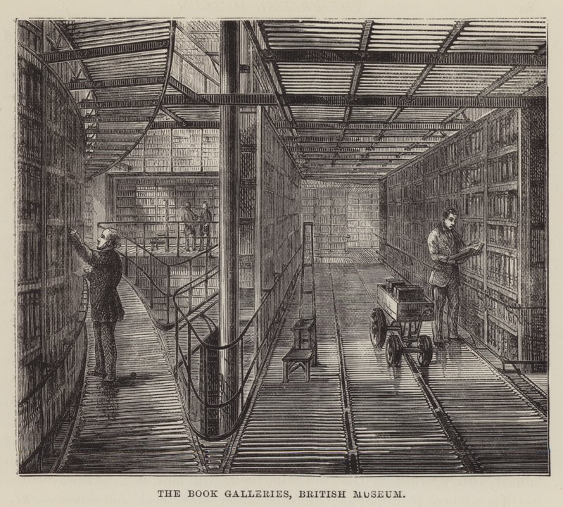 Die Buchgalerien, Britisches Museum von English School