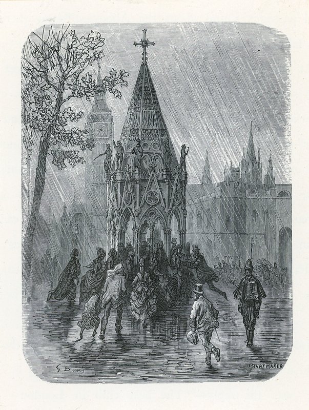 Das Buxton Memorial Trinkbrunnen, St. Margarets Westminster von English School