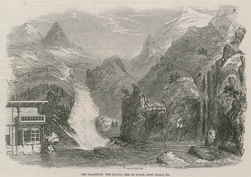 Das Kolosseum - Das Chalet, Mer de Glace, Mont Blanc von English School