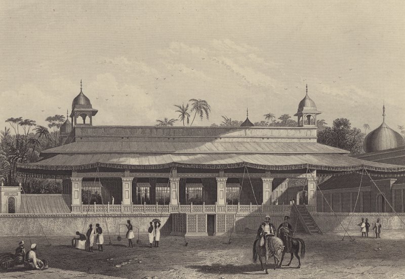 Der Dewas Khan oder Audienzhalle, Palast von Delhi von English School