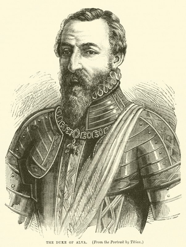 Der Herzog von Alba (Gravur) von English School