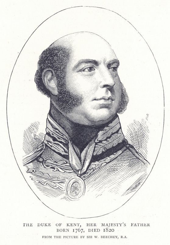 Der Herzog von Kent, Vater Ihrer Majestät, geboren 1767, gestorben 1820 von English School