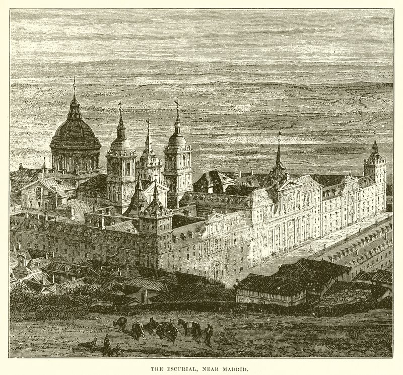 Der Escurial, nahe Madrid von English School