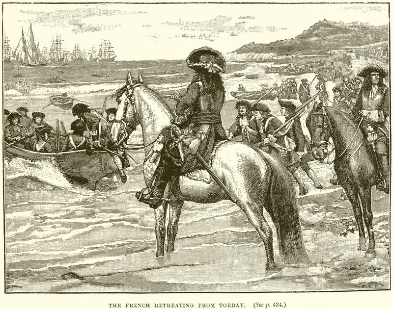 Die Franzosen ziehen sich aus Torbay zurück von English School