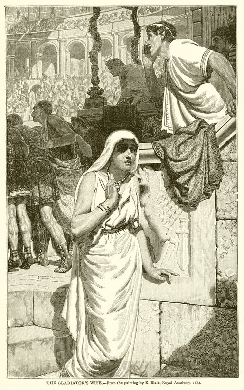 Die Frau des Gladiators von English School