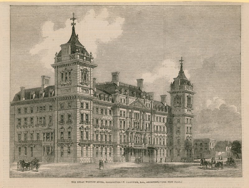 Das Great Western Hotel, Paddington, London von English School