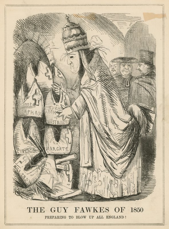 Der Guy Fawkes von 1850 von English School