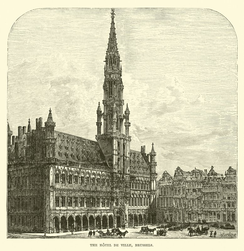 Das Rathaus, Brüssel von English School