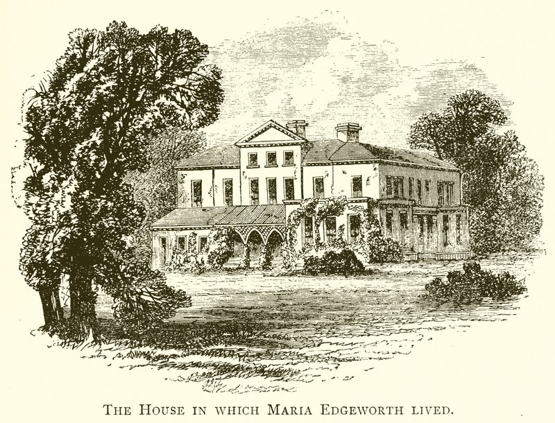 Das Haus, in dem Maria Edgeworth lebte von English School