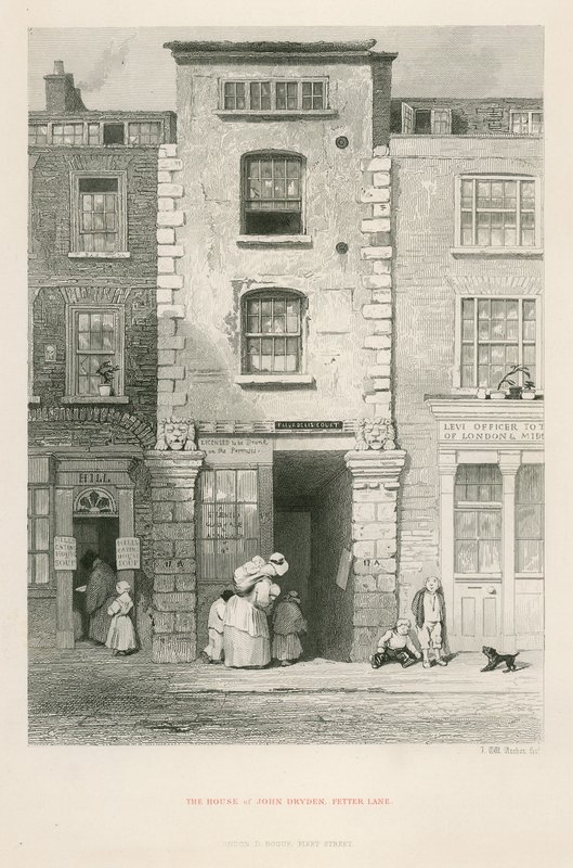 Das Haus von John Dryden, Fetter Lane von English School