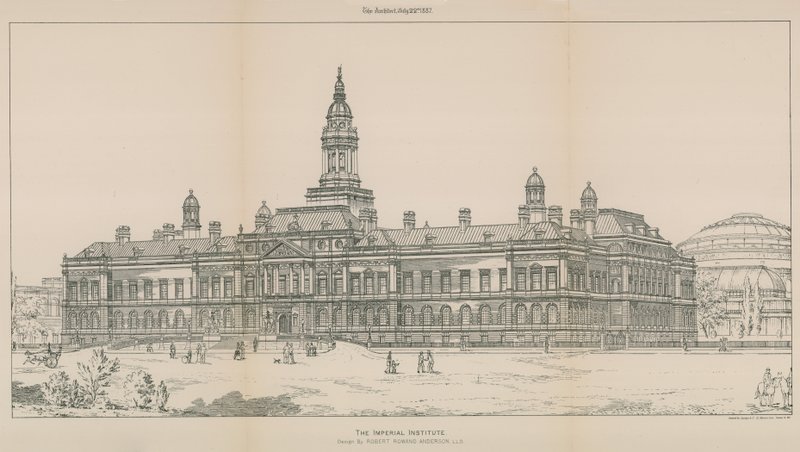 Das Imperial Institute: Entwurf von Robert Rowand Anderson von English School
