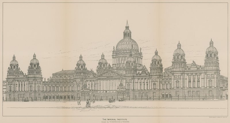 Das Imperial Institute, Entwurf von T N Deane und T M Deane von English School