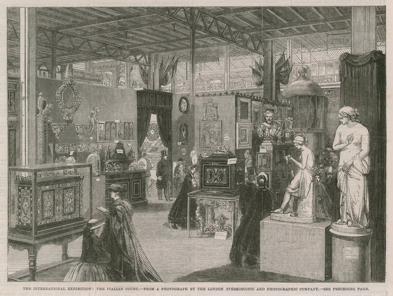 Die Internationale Ausstellung; Der italienische Hof von English School