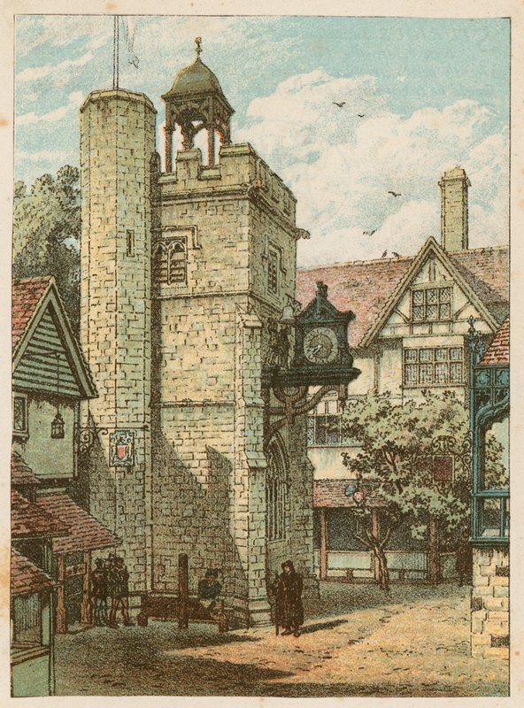 Die Internationale Gesundheitsausstellung in South Kensington, 1884: All-Hallows, Staining, London von English School