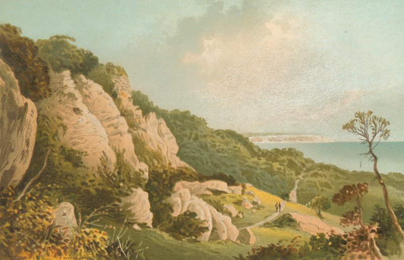 Der Erdrutsch bei Ventnor - Isle of Wight von English School