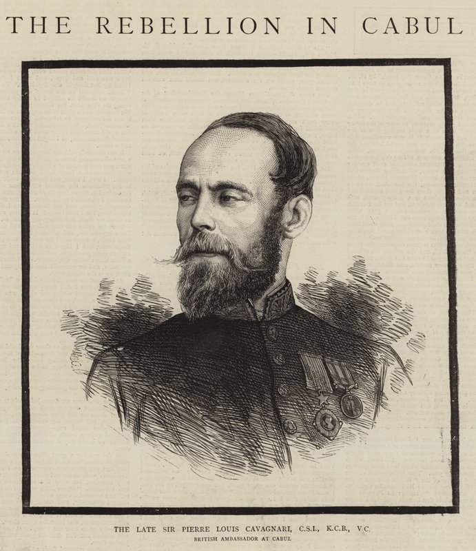 Der verstorbene Sir Pierre Louis Cavagnari, CSI, KCB, VC von English School