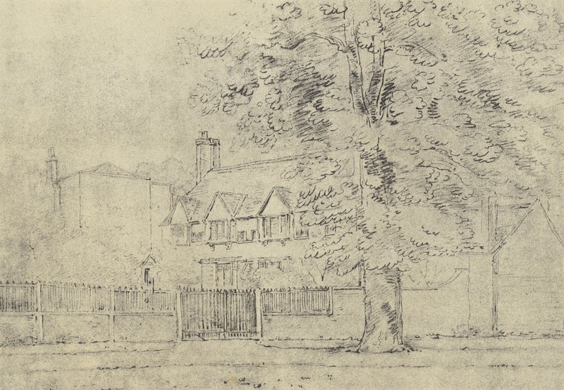 Das Herrenhaus, um 1770 (Gravur) von English School