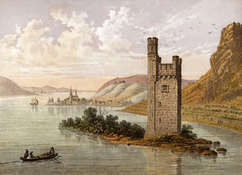 Der Mäuseturm, nahe Bingen am Rhein von English School