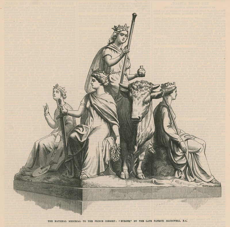 Das Nationaldenkmal für den Prinzgemahl: Europa von English School