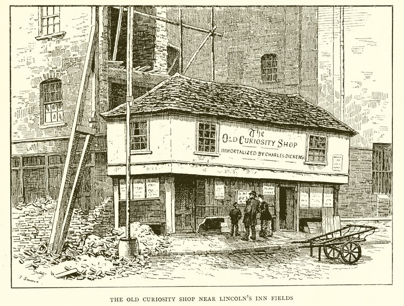 Das Alte Kuriositätenkabinett in der Nähe von Lincolns Inn Fields von English School