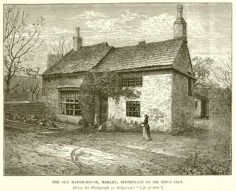 Das alte Herrenhaus, Morley, Geburtsort von Sir Titus Salt von English School