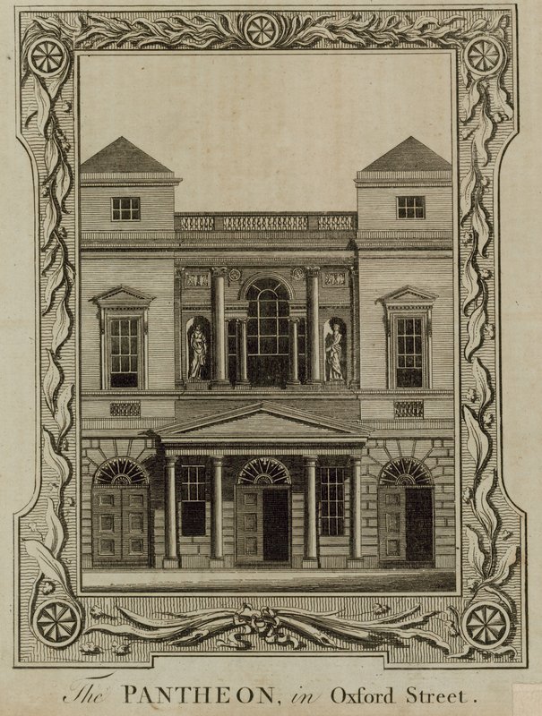 Das Pantheon, Oxford Street, London von English School